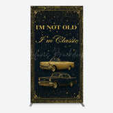 Lofaris Glitter Not Old But Classic Birthday Rectangle Backdrop